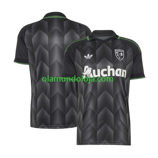 Camisola RC Lens Homem Equipamento Segundo 2026-2027 Manga Curta